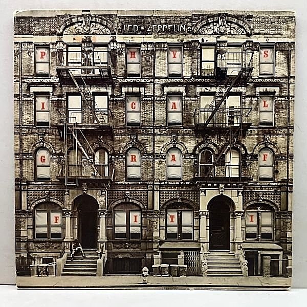 レコードメイン画像：良好品!! 2LP 初版 W無し USオリジナル LED ZEPPELIN Physical Graffiti ('75 Swan Song) 特殊ジャケ 米 初回プレス ROCKEFELLER