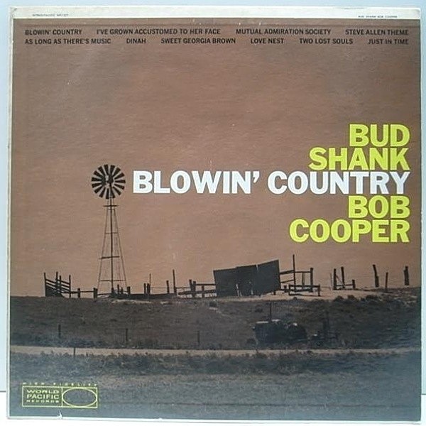 レコードメイン画像：美盤!! 初回 楕円 WP オリジナル BUD SHANK, BOB COOPER Blowin Country / CLAUDE WILLIWMSON 他