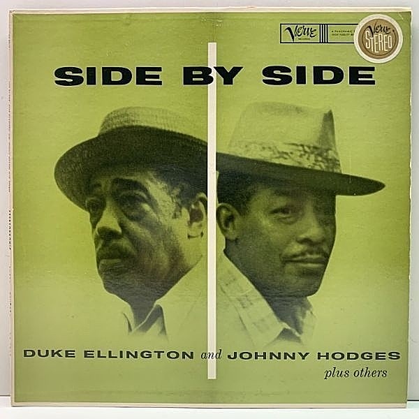 レコードメイン画像：初版 Verveリム USオリジナル DUKE ELLINGTON & JOHNNY HODGES Side By Side エリントンとのスモールコンボ Stereoの初回プレス LP