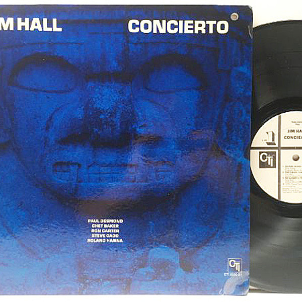 レコードメイン画像：プロモ 美盤!! VANGELDER刻印 USオリジナル JIM HALL Concierto (CTI) アランフェス協奏曲／レーベル屈指の名盤 CHET BAKER, PAUL DESMOND