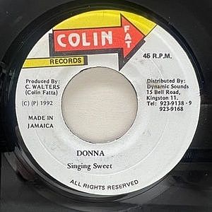 レコード画像：SINGING SWEET / Donna