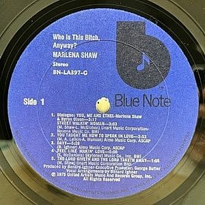 MARLENA SHAW / Who Is This Bitch, Anyway? (LP) / Blue Note