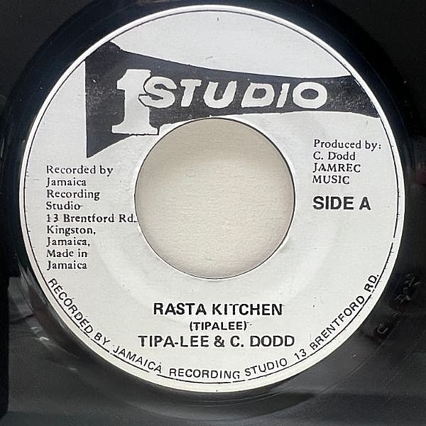 レコードメイン画像：【海外でカルト的人気のシークレットな逸品】JAオリジナル 7インチ TIPA-LEE / COXSONE DODD Rasta Kitchen (Studio One) Drum Song 45RPM.