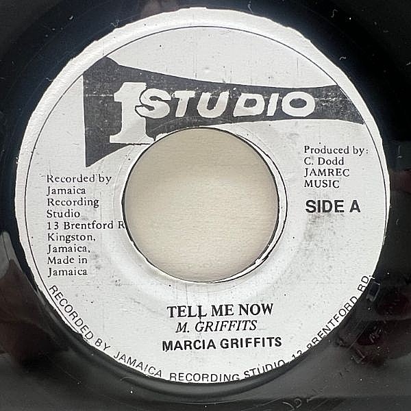 レコードメイン画像：【白昼夢のような酩酊感溢れる至高チューン】JAプレス 7インチ MARCIA GRIFFITHS Tell Me Now (Studio One) マーシャ・グリフィス 45RPM.