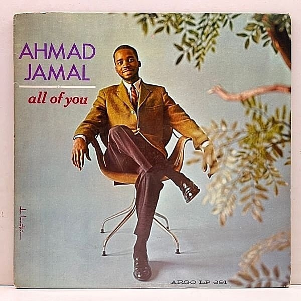 レコードメイン画像：良好!! MONO USオリジナル AHMAD JAMAL All Of You ('61 Argo LP 691) アーマッド・ジャマル レギュラートリオによる好ライヴ