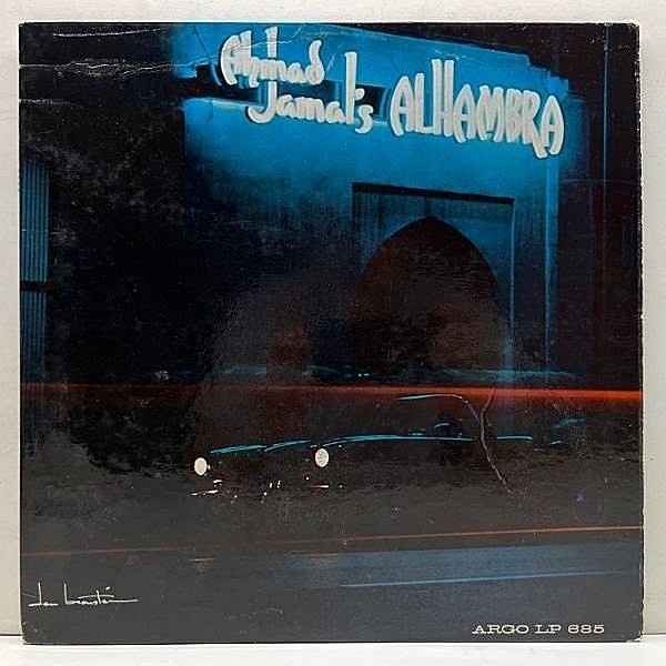 レコードメイン画像：USオリジナル MONO 深溝 コーティング AHMAD JAMAL Ahmad Jamal's Alhambra ('61 Argo) レギュラートリオによる好ライヴ