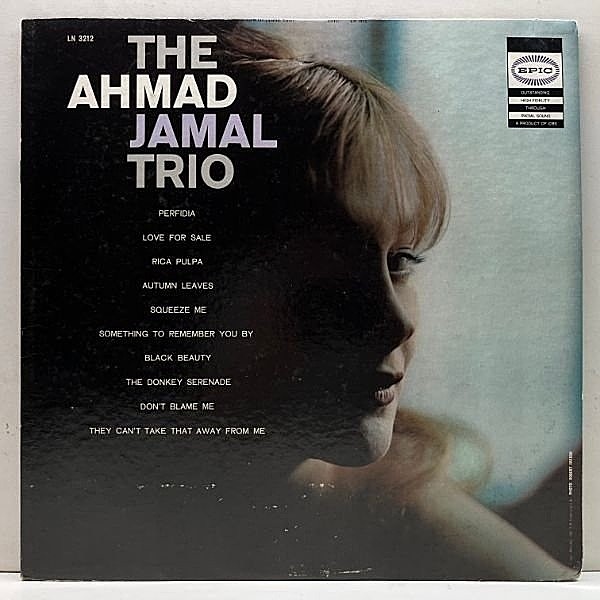 レコードメイン画像：良好!! USオリジナル MONO 初版ストロボ 深溝 THE AHMAD JAMAL TRIO ('56年 Epic LN 3212) アーマッド・ジャマル 初期を代表する名作