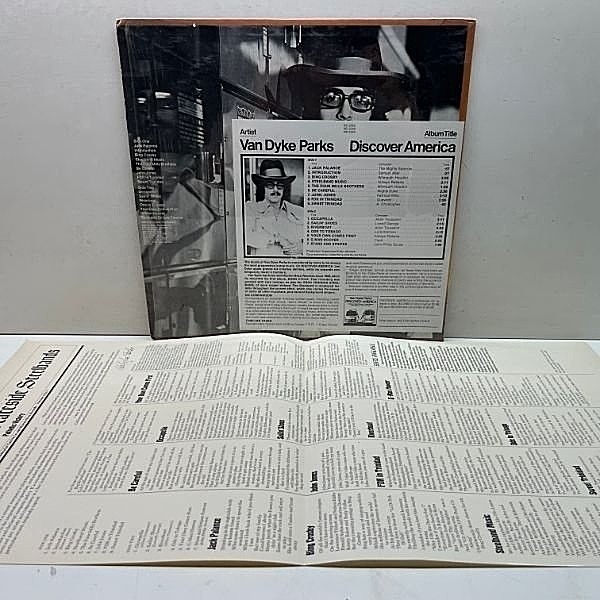 VAN DYKE PARKS / Discover America (LP) / Warner Bros