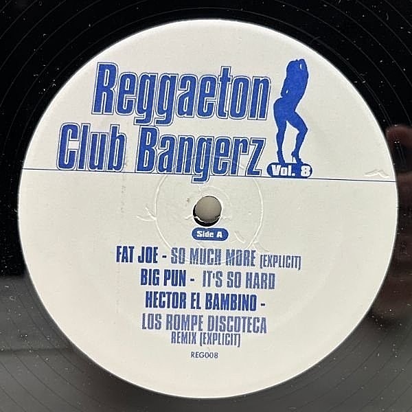 レコードメイン画像：良好!! USプレス VARIOUS Reggaeton Club Bangerz Vol. 8 (REG008) レゲトン編集盤 FAT JOE, BIG PEN, MARIAH CAREY, THE GAME など