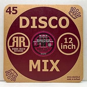 レコード画像：WINSTON FRANCIS / RUDE RICH and THE HIGH NOTES / Mr. Fix It / I'm Not A King