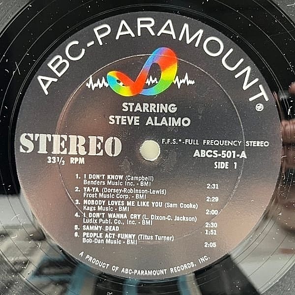 STEVE ALAIMO / Starring (LP) / ABC | WAXPEND RECORDS