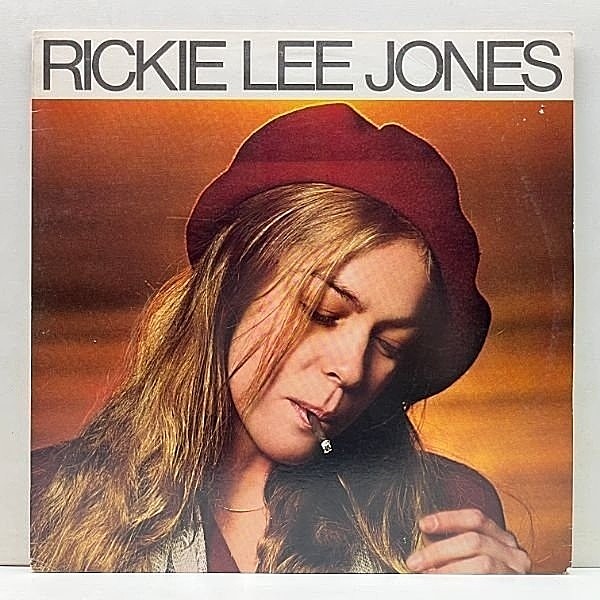 レコードメイン画像：美盤!! USオリジナル 初版 横縞ボーダー RICKIE LEE JONES Same／1st デビュー ('79 Warner) リッキー・リー・ジョーンズ 浪漫 LP 優秀録音