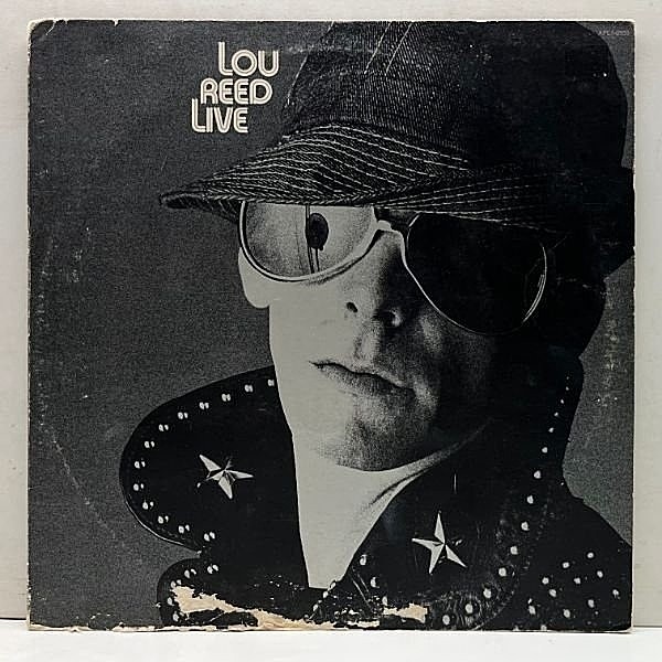 レコードメイン画像：良好盤!! RL刻印 (Bob Ludwig) USオリジナル LOU REED Live ('75 RCA) APL規格 ルー・リード／ライヴ VELVET UNDERGROUND 米 LP 原盤