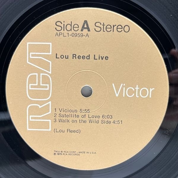 LOU REED / Live (LP) / RCA Victor | WAXPEND RECORDS