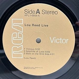 LOU REED / Live (LP) / RCA Victor | WAXPEND RECORDS