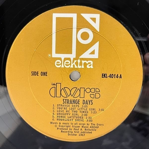 The Doors レコード DOORS / Strange Days (LP) / Elektra | WAXPEND RECORDS