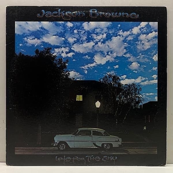 レコードメイン画像：Cut無し!良好! 初版 Wマーク無し 7E規格 USオリジナル JACKSON BROWNE Late For The Sky ('74 Asylum) TML刻印 Terre Hauteプレス