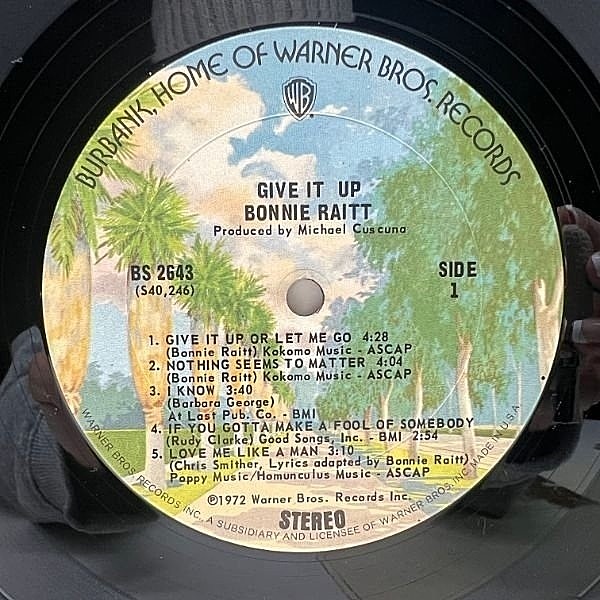 BONNIE RAITT / Give It Up (LP) / Warner Bros. | WAXPEND RECORDS
