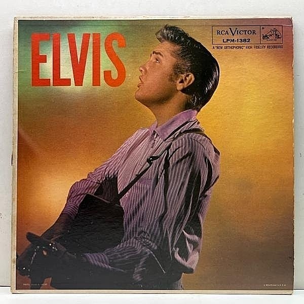 レコードメイン画像：激レア USオリジナル【NEW ORTHOPHONIC中央表記】MONO 深溝 ELVIS PRESLEY Elvis ('56 RCA Victor LPM 1382) エルヴィス・プレスリー 2nd