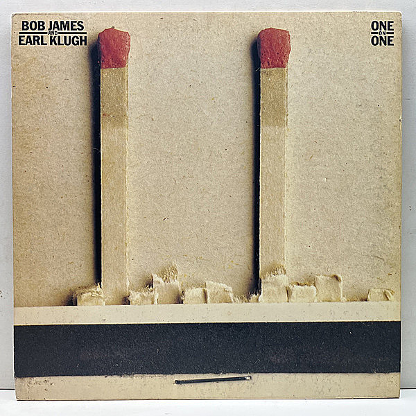 レコードメイン画像：【ONYX／Last Dayz サンプリング ネタ】美盤!! JPNオリジナル BOB JAMES & EARL KLUGH One On One ('79 CBS・Sony) GFテクスチャード仕様