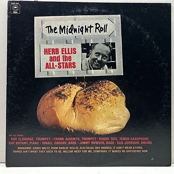 レコードメイン画像：美盤!! 国内 JPNプレス HERB ELLIS and THE ALL-STARS The Midnight Roll ('77 Epic) w/ Roy Eldridge, Ray Bryant ハーブ・エリス