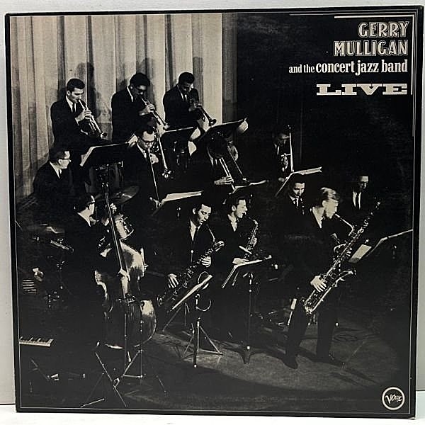 レコードメイン画像：美盤!! 2LP UKオリジナル GERRY MULLIGAN And The CONCERT JAZZ BAND Live (Verve) '60年下半期の米国・世界各地でのライヴを収録