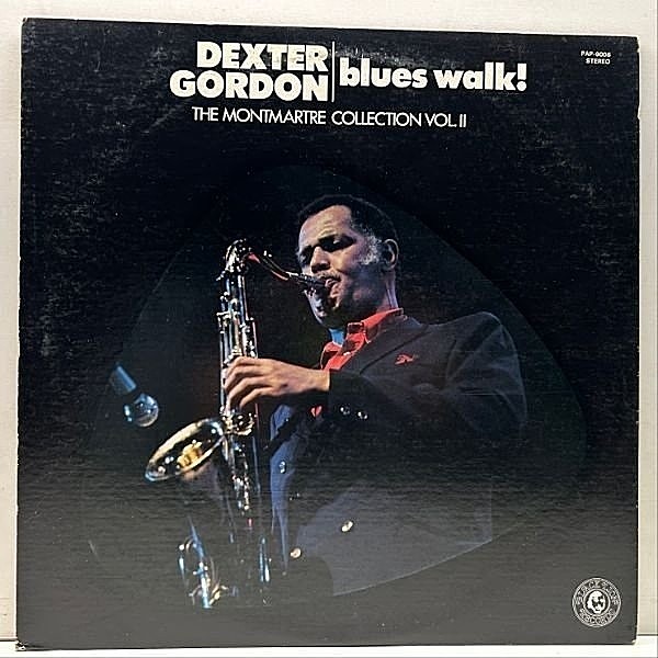 レコードメイン画像：美盤!! JPNオリジナル DEXTER GORDON Blues Walk! The Montmartre Collection Vol. I ('74 Black Lion) 67年7月20日コペンハーゲン実況録音