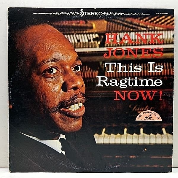 レコードメイン画像：良好盤!! JPNプレス HANK JONES This Is Ragtime Now ('77 ABC) w/ MILT HINTON, OSIE JOHNSON ラグタイム・ピアノに回帰した意欲作