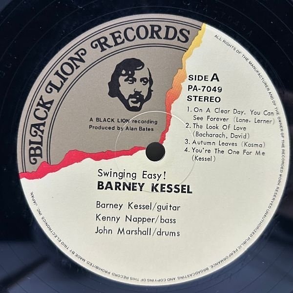 BARNEY KESSEL / Swinging Easy! (LP) / Black Lion | WAXPEND