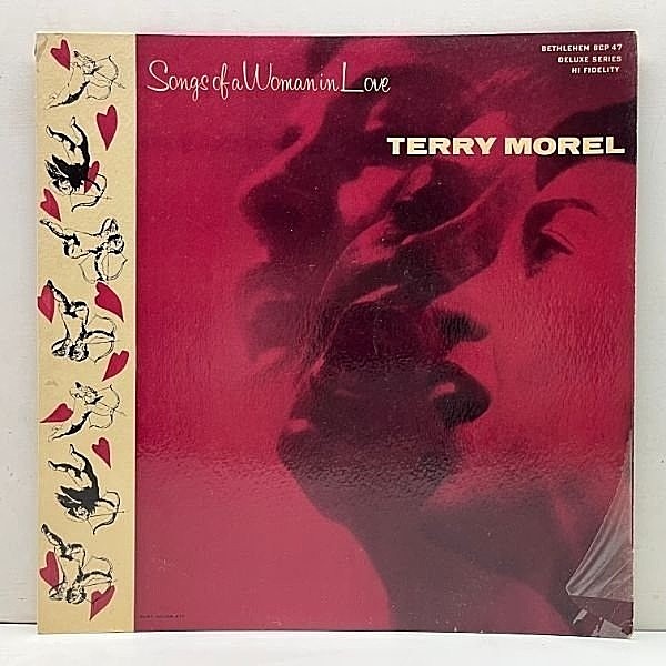 レコードメイン画像：初版リーフ 深溝 MONO 米 USオリジナル TERRY MOREL Songs Of A Woman In Love ('55 Bethlehem) Ralph Sharon Trio + Herbie Mann