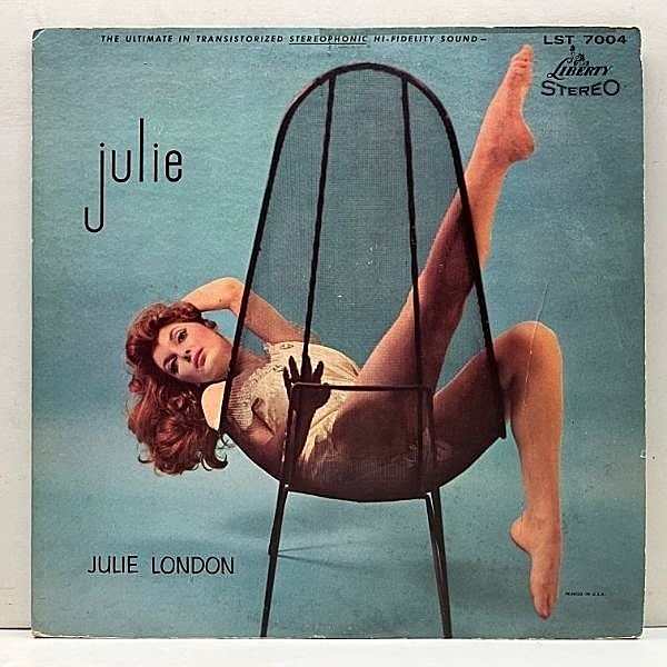 レコードメイン画像：極美盤!! 初版 黒ツヤ 深溝 USオリジ JULIE LONDON Julie ('58 Liberty LST 7004) w/ JIMMY ROWLES ジュリー・ロンドン 米 初回プレス