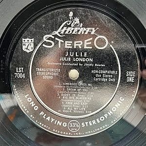 Julie London USオリジナル　プロモ　レコード 稀少プロモUSオリジナルナンバーJulie Londonジュリーロンドン