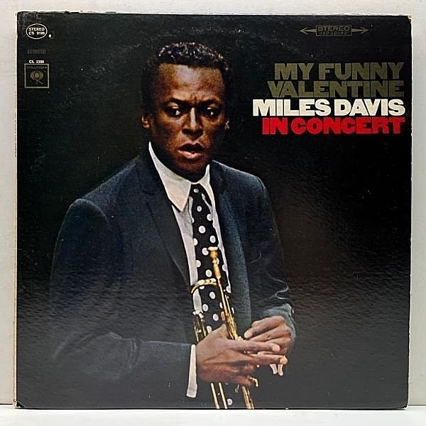 レコードメイン画像：良好盤!!【完全オリジナル】初版 2eye 黒レター MILES DAVIS My Funny Valentine ('65 Columbia) マイルスLiveの最高傑作 米 初回プレス