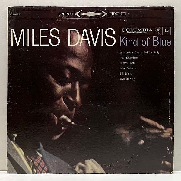 レコードメイン画像：激レア!! USオリジナル 6eye 深溝 Stereo 誤植ジャケ MILES DAVIS Kind Of Blue ('59 Columbia) w/ John Coltrane, Bill Evans 米 初回