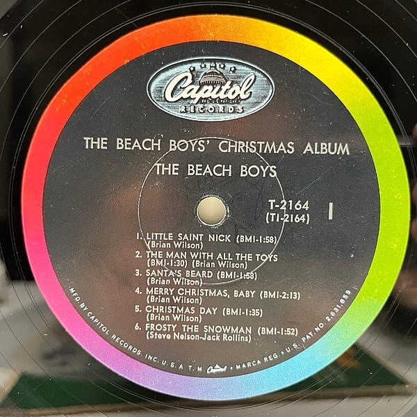 The Beach Boys' Christmas Album 見本赤盤レコード The Beach Boys Christmas Album Vinyl - The Beach Boys Official Store