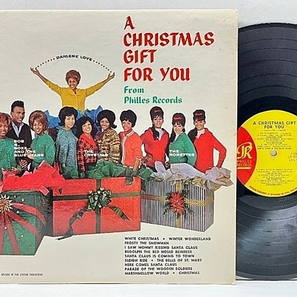 レコードメイン画像：美再生!! MONO コーティング USオリジナル『A Christmas Gift For You From Philles』w/ RONETTES, CRYSTALS, PHIL SPECTOR クリスマス