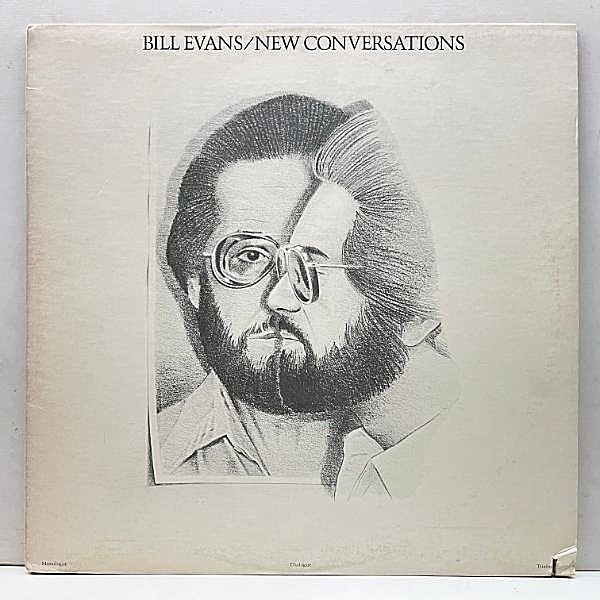 レコードメイン画像：美盤!!【インサート付属】初版 横縞ラベ USオリジ BILL EVANS New Conversations ('78 Warner) ビル・エヴァンス 一人多重録音の最高傑作