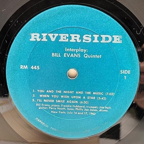 BILL EVANS / Interplay (LP) / Riverside | WAXPEND RECORDS