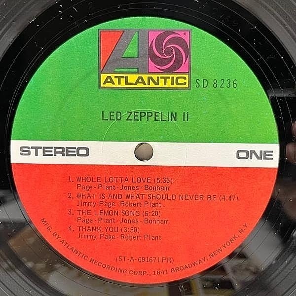LEDZEPPELIN Ⅱ レコード盤　SD8236ジャンクにて LEDZEPPELIN Ⅱ レコード盤 SD8236ジャンクにて - メルカリ