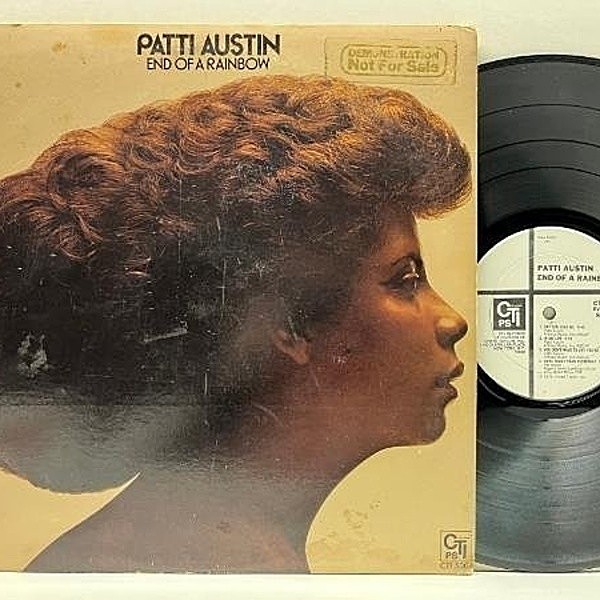 レコードメイン画像：レア 白プロモ Cut無し!良好盤! USオリジナル VANGELDER刻印 PATTI AUSTIN End Of A Rainbow／1st ('76 CTI) 名曲 Say You Love Me ほか