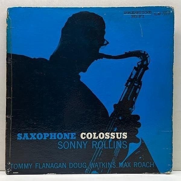 レコードメイン画像：【NJ黄ラベ, MONO, 深溝, 手書きRVG】SONNY ROLLINS Saxophone Colossus (Prestige 7079) w/ TOMMY FLANAGAN, DOUG WATKINS, MAX ROACH
