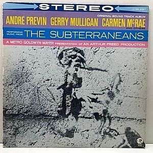 レコード画像：ANDRE PREVIN / GERRY MULLIGAN / CARMEN MCRAE / Perform Music From The Subterraneans - Original Sound Track Album