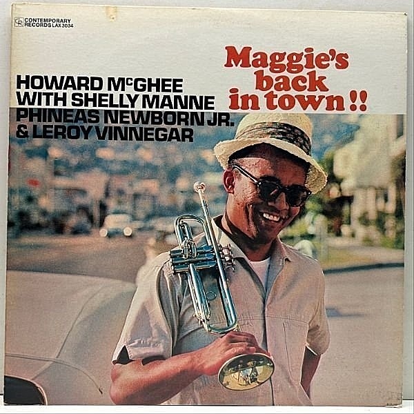 レコードメイン画像：美盤!! JPNプレス HOWARD MCGHEE Maggie's Back In Town!! ('64 Contemporary) w/ Leroy Vinnegar, Shelly Manne 復帰後の傑作 LP