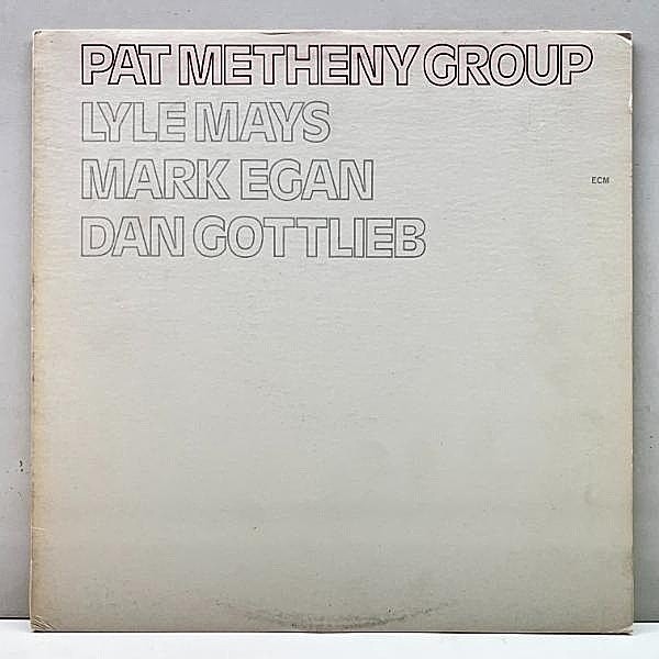 レコードメイン画像：【ECMでのデビュー作】美盤!! ざら紙 Cut無し USオリジナル PAT METHENY GROUP パット・メセニー・グループ w/ Lyle Mays, Mark Egan