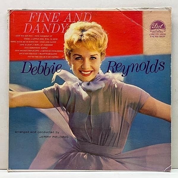 レコードメイン画像：【若きデビーのジャジーな魅力】MONO 深溝 USオリジナル DEBBIE REYNOLDS Fine And Dandy ('60 Dot DLP 3298) デビー・レイノルズ