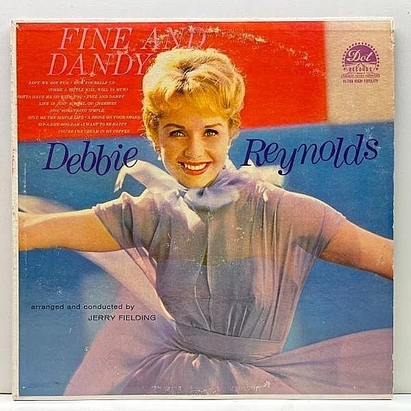 レコードメイン画像：【若きデビーのジャジーな魅力】良好盤!! USオリジナル MONO 深溝 DEBBIE REYNOLDS Fine And Dandy ('60 Dot DLP 3298) デビー・レイノルズ