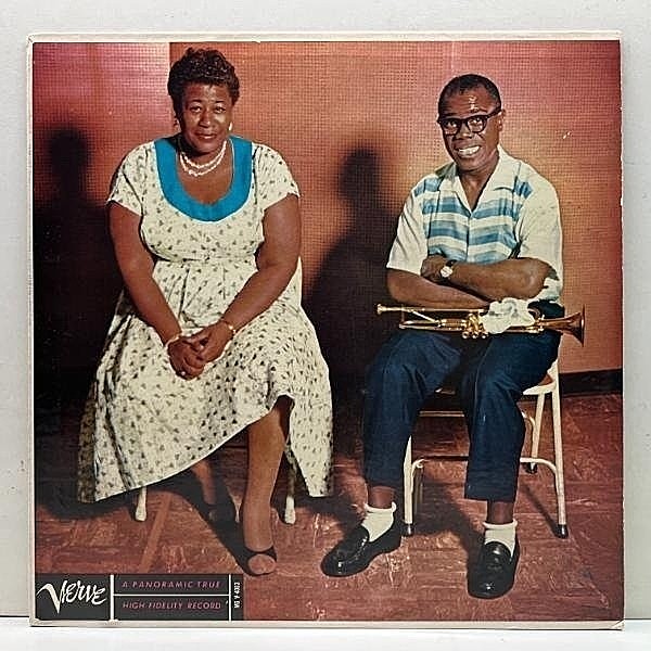 レコードメイン画像：Rare!! USオリジナル MONO 橙ラベ 深溝 ELLA FITZGERALD & LOUIS ARMSTRONG Ella And Louis ('56 Verve MG V-4003) エラ＆ルイ 最高傑作