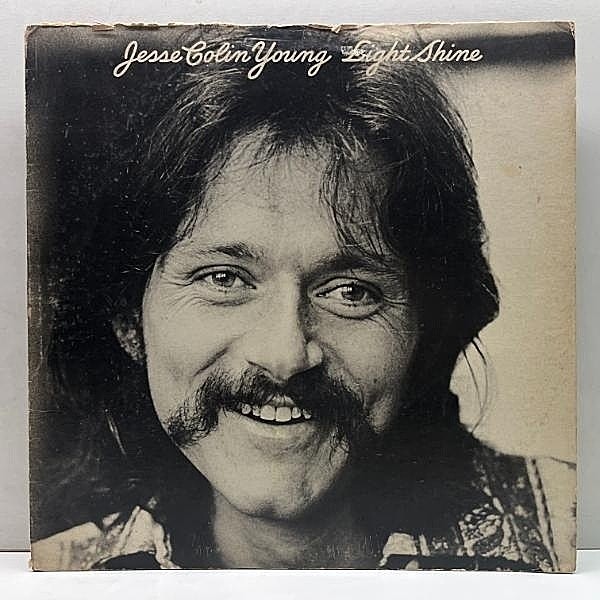 レコードメイン画像：USオリジナル 初版パームツリー JESSE COLIN YOUNG Light Shine ('74 Warner) ファットさ満点のフォーキー・フリーソウルなど YOUNG BLOODS