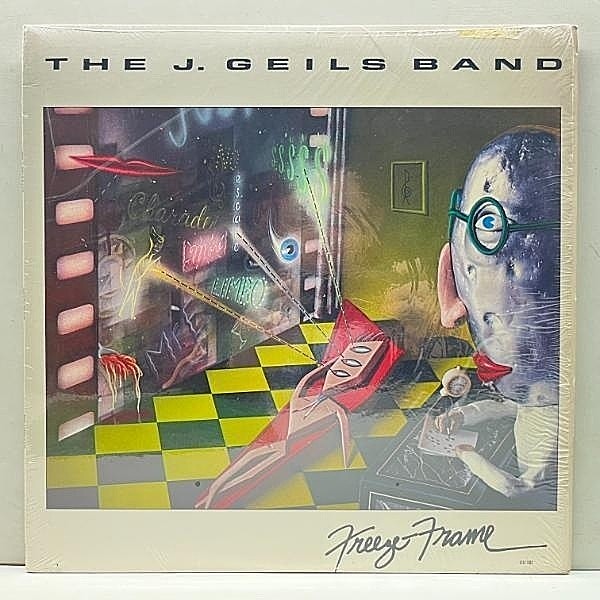 レコードメイン画像：シュリンク美品!! USオリジナル J. GEILS BAND Freeze-Frame ('81 EMI) 専用インナー完品 堕ちた天使／Centerfold など収録 米 LP 原盤