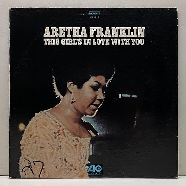 レコードメイン画像：美盤!! 初版BROADWAY 米オリジ ARETHA FRANKLIN This Girl's In Love With You ('70 Atlantic) アレサ・フランクリン／ジス・ガール